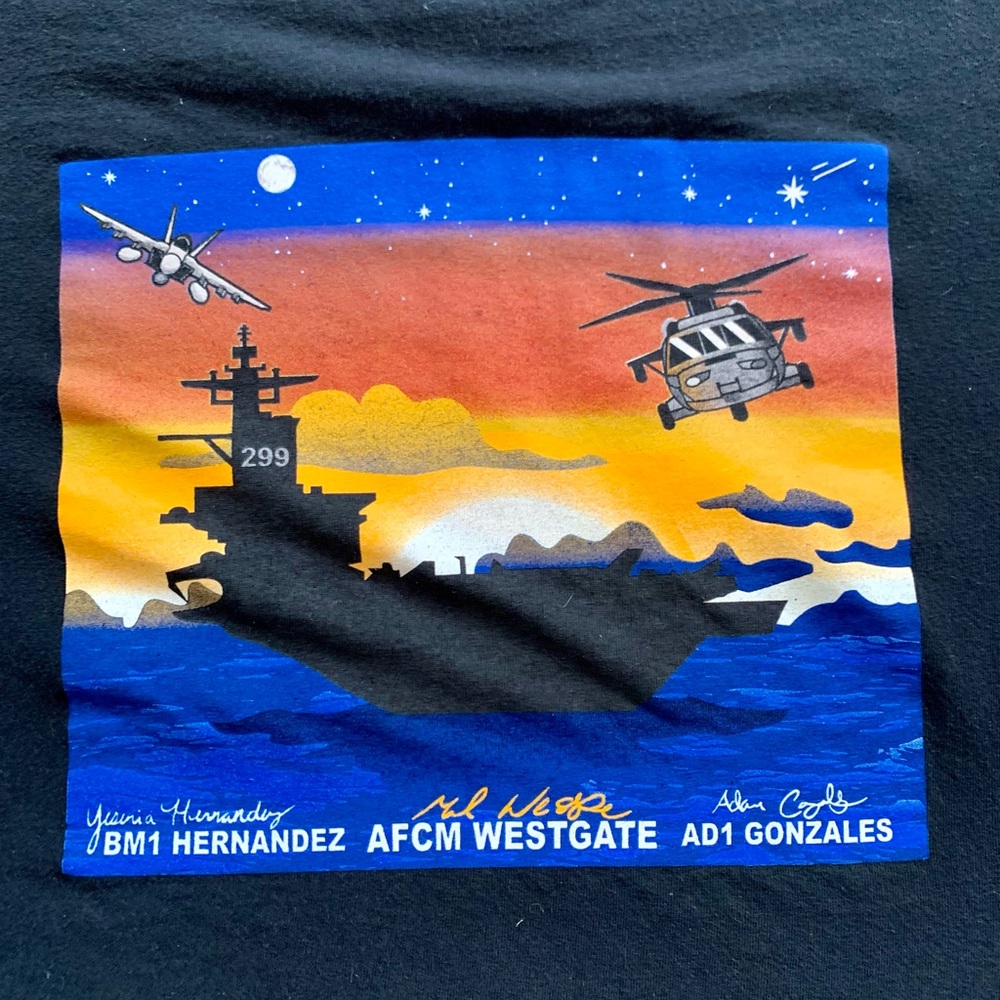 Early 2000s Navy tee